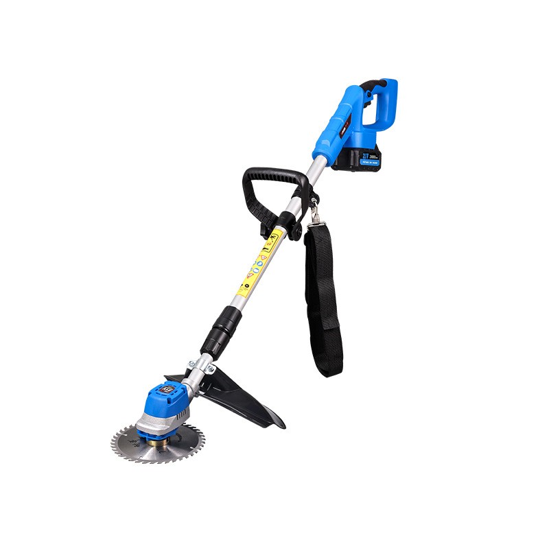 无刷充电式割草机便携换刀片锂电除草机手持电动打草机园林修剪机图5