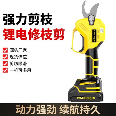 无刷电动修枝剪无线手持充电式锂电剪可伸缩加长杆锂电高枝杆套装
