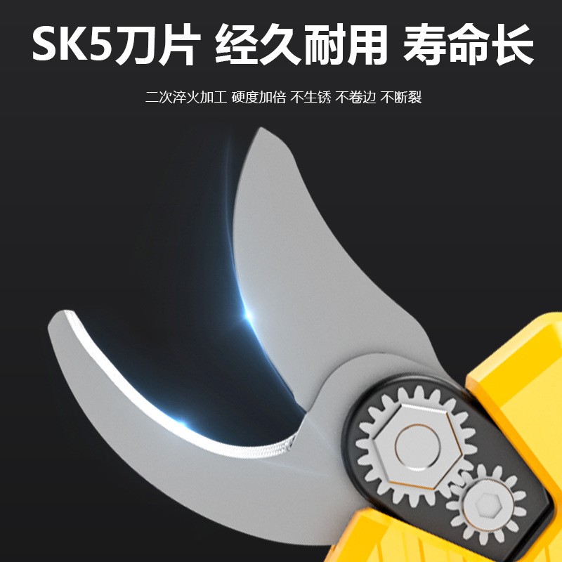 无刷电动修枝剪无线手持充电式锂电剪可伸缩加长杆锂电高枝杆套装图3
