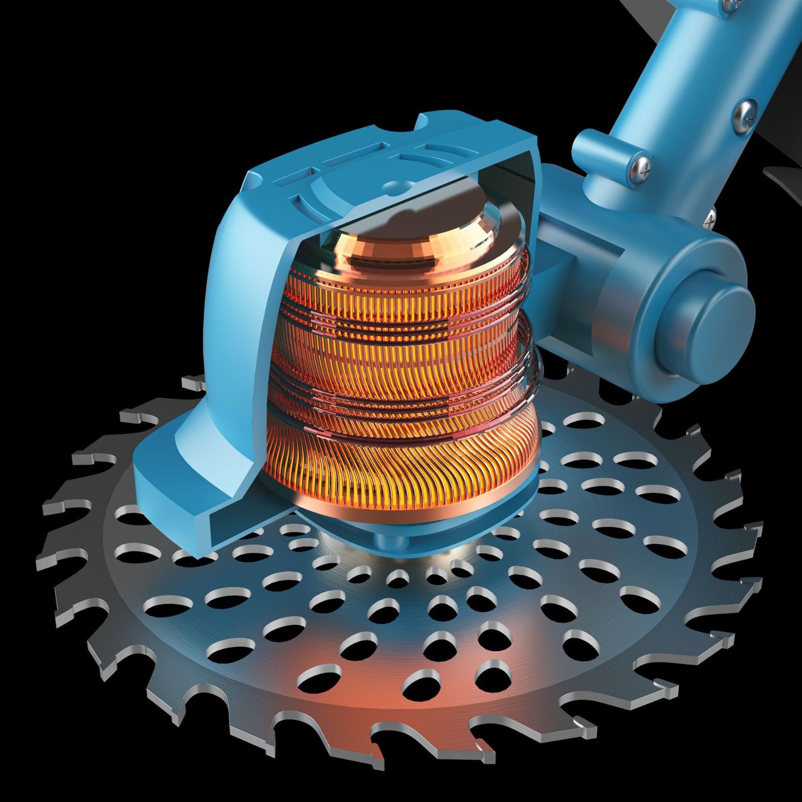 电动割草机锂电除草机多功能小型家用手持锂电打草机充电割草神器图4