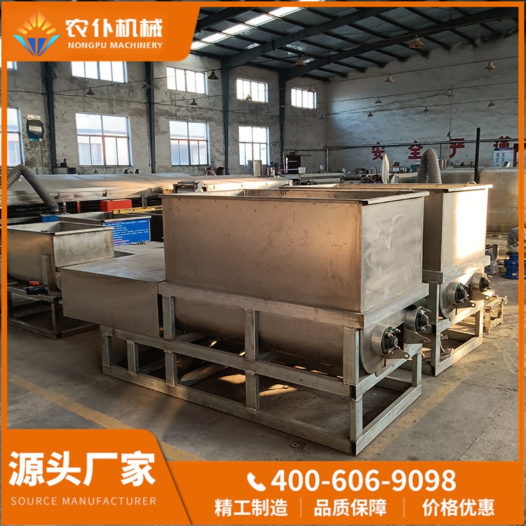 8袋面商用双螺旋洗面机100全自动凉皮和面洗面一体机 不锈钢 农仆图4