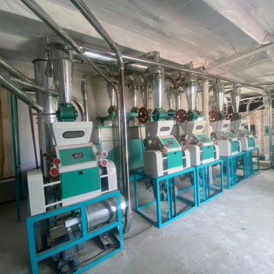 粮都 面粉加工设备 生产面粉设备 石磨面粉机电动 可定制售后完善