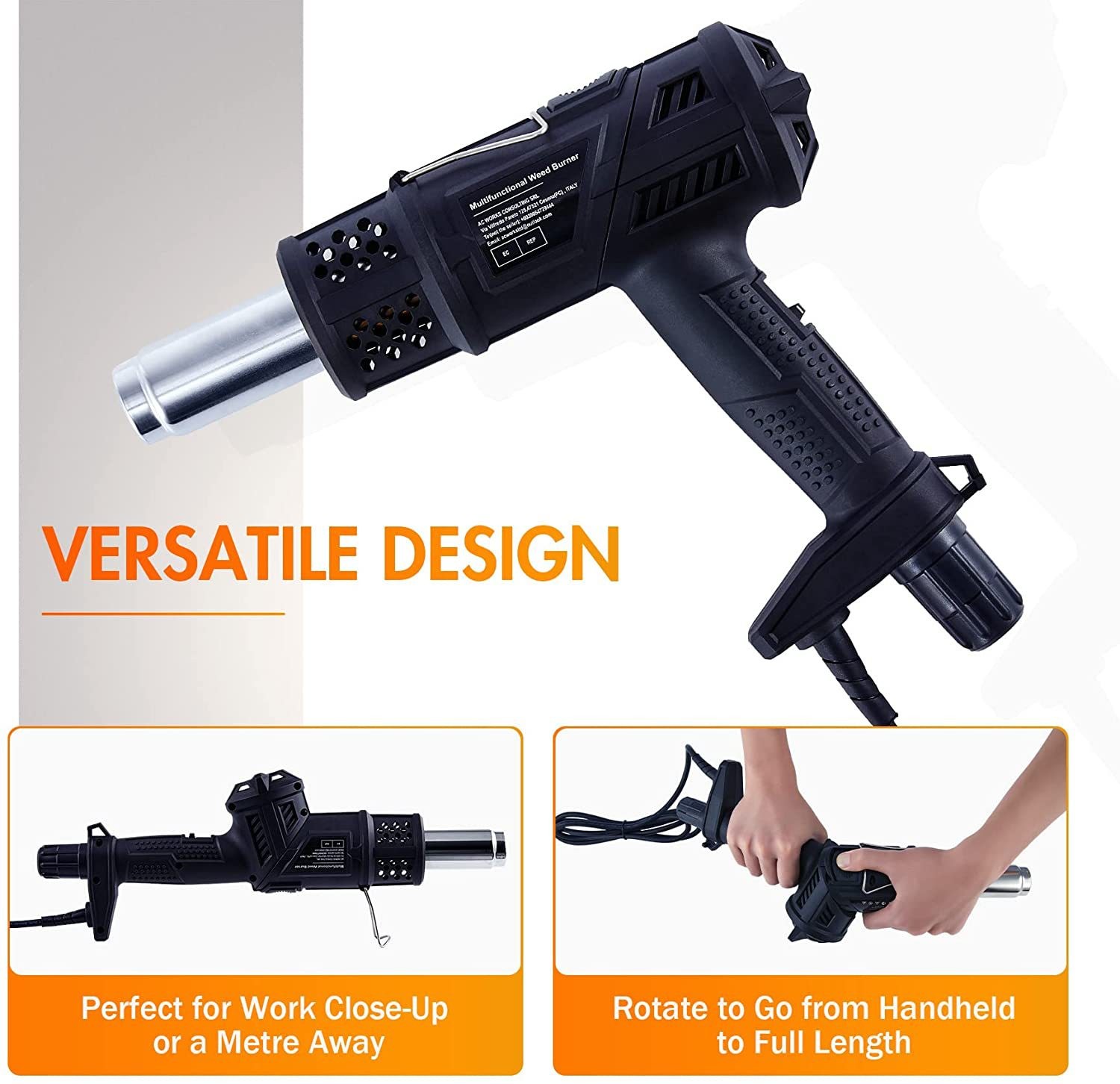 现货 3in1多功能电动烧草机 除草机器Désherbeur Thermique图4