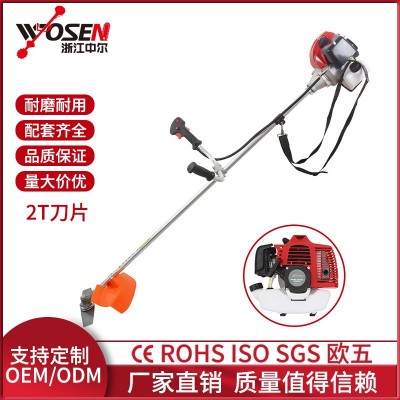 侧挂式打草机大功率40-5割灌机收割多功能除草机家用汽油割草机