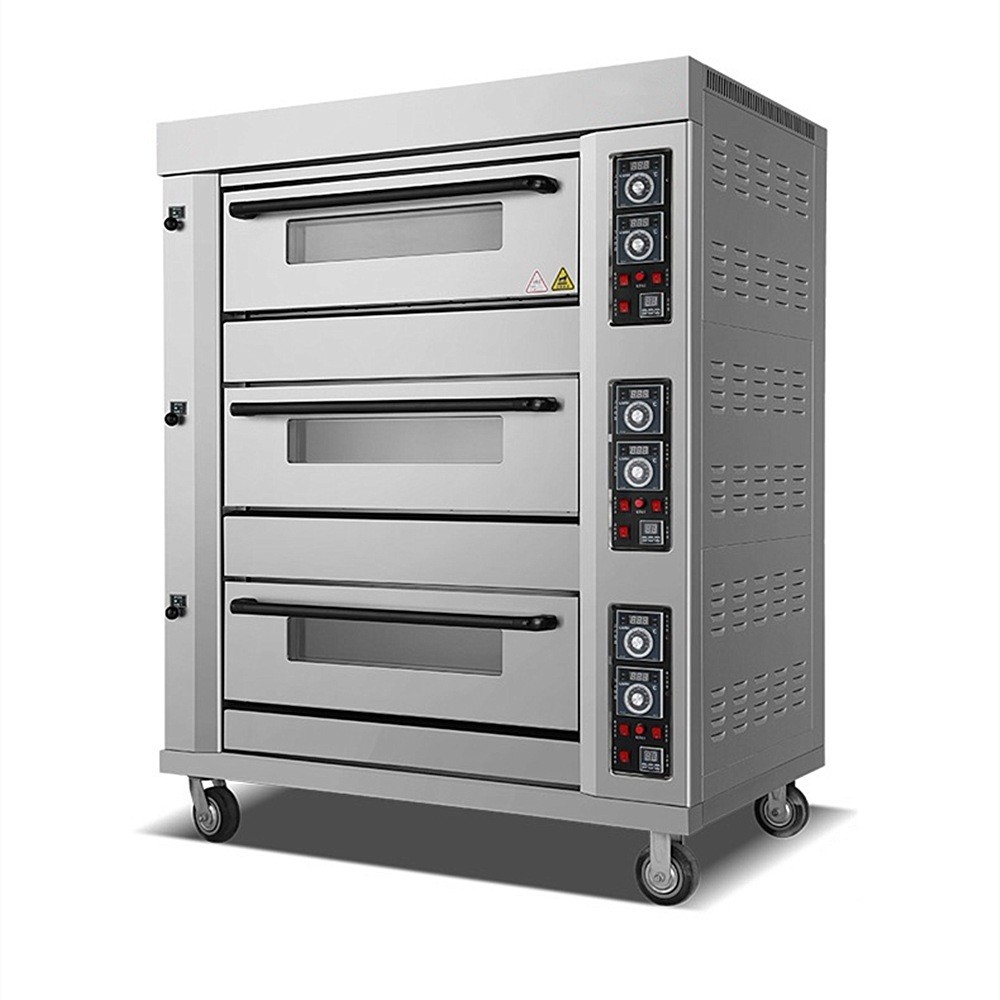 喆研麦烤箱两层四盘/三层六盘/三层九盘面包烤炉面包房西饼屋烤炉图4