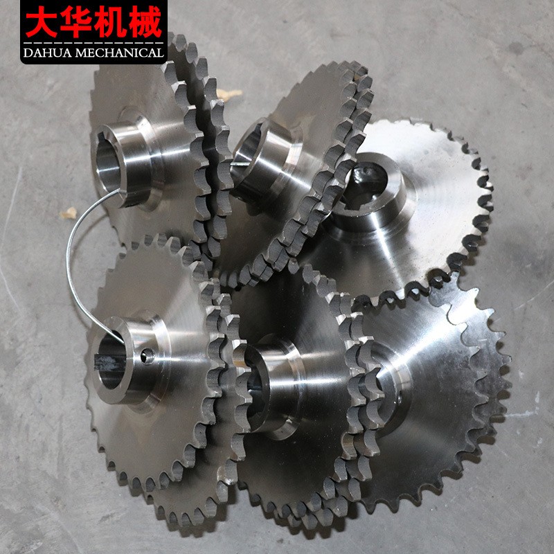 304不锈钢链轮2分3分4分工厂直发单排双排传送带齿轮传动链轮图2