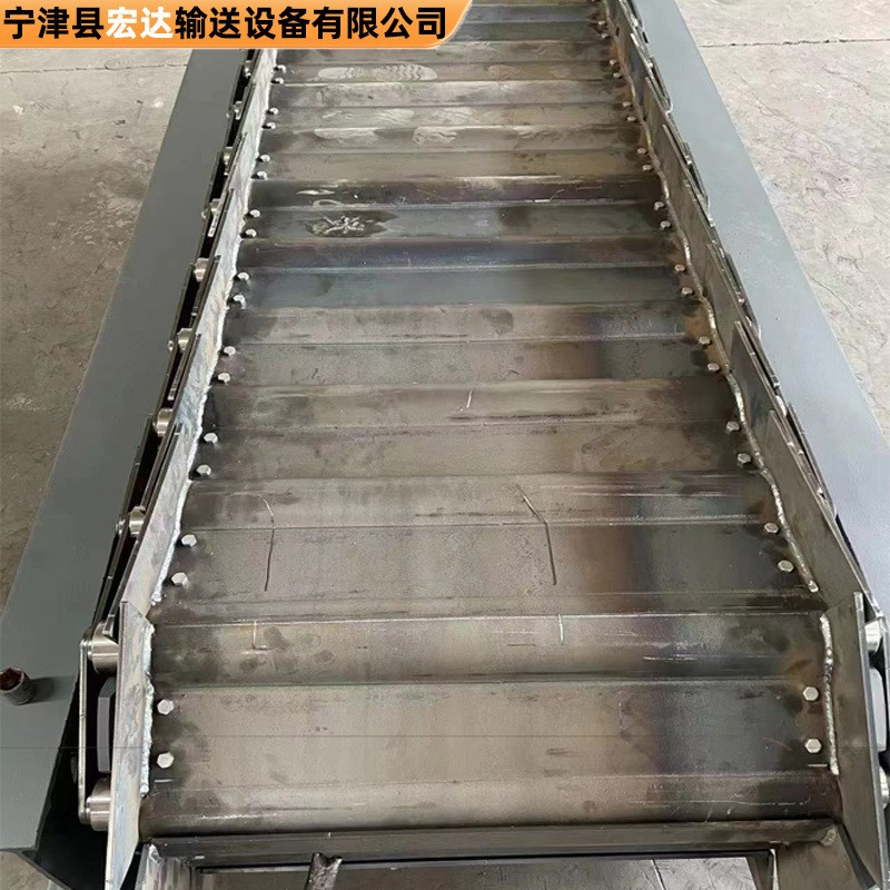 重型鳞板输送机厂家耐高温金属铸件运输链板机矿山碎石鳞板输送机图3