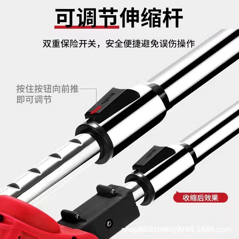 电动割草机小型家用除草机充电式草坪机农用锂电多功能打草机神器图2