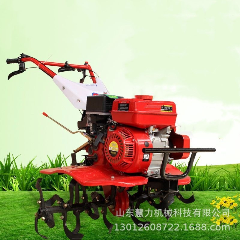 小型汽油8马力微耕机厂家 多功能开沟微耕机 自走柴油果园旋耕机