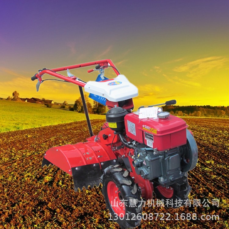 小型汽油8马力微耕机厂家 多功能开沟微耕机 自走柴油果园旋耕机图3