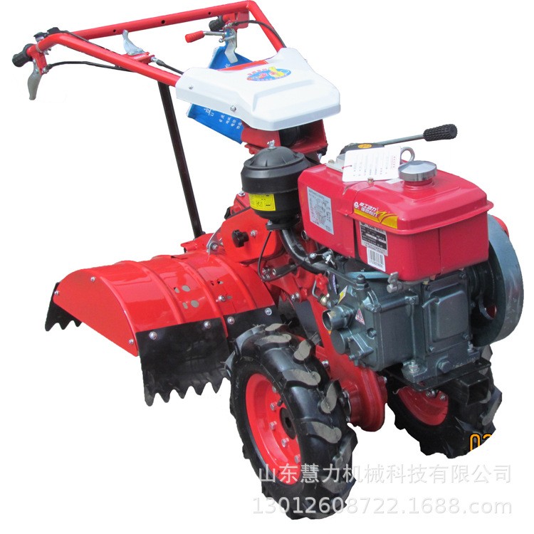 小型汽油8马力微耕机厂家 多功能开沟微耕机 自走柴油果园旋耕机图5
