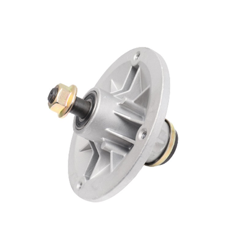 厂家直供 坐骑式割草机铝制主轴刀架 4孔轴承座半轴割草机配件图5