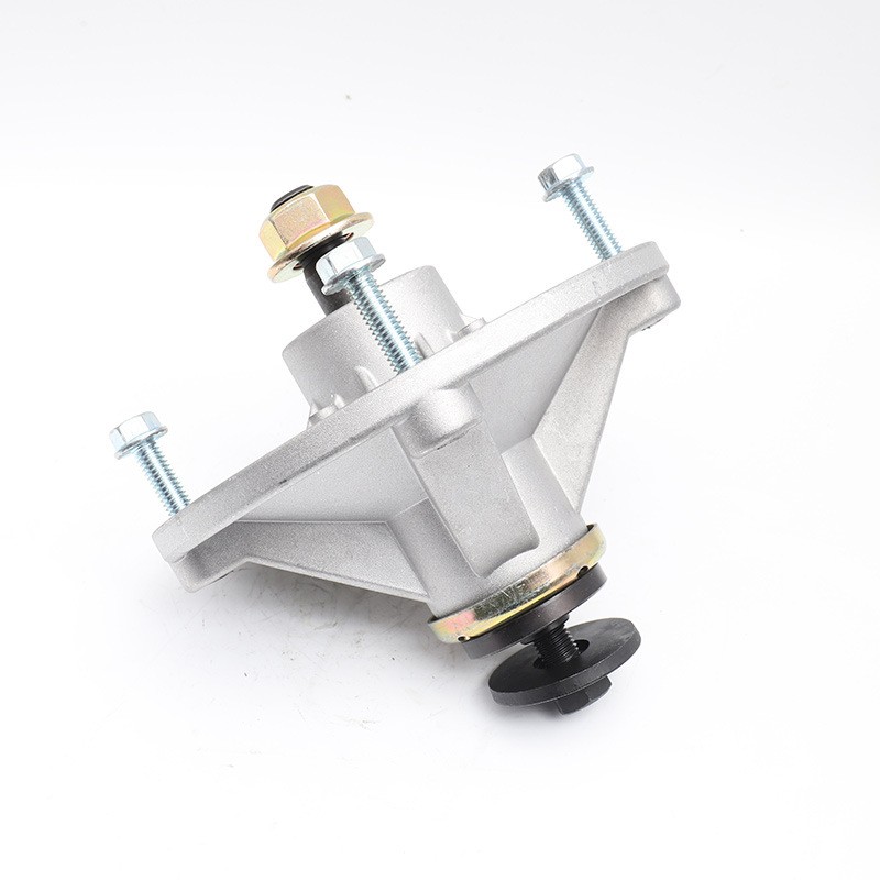 厂家直供 坐骑式割草机铝制主轴刀架 4孔轴承座半轴割草机配件图2