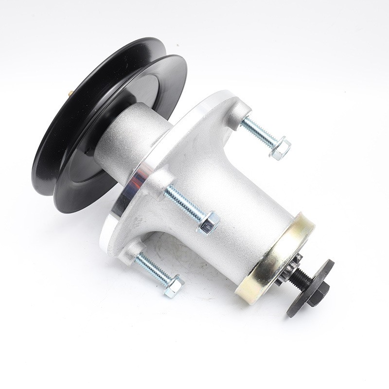 厂家直供 坐骑式割草机铝制主轴刀架带皮轮轴承座半轴割草机配件图4