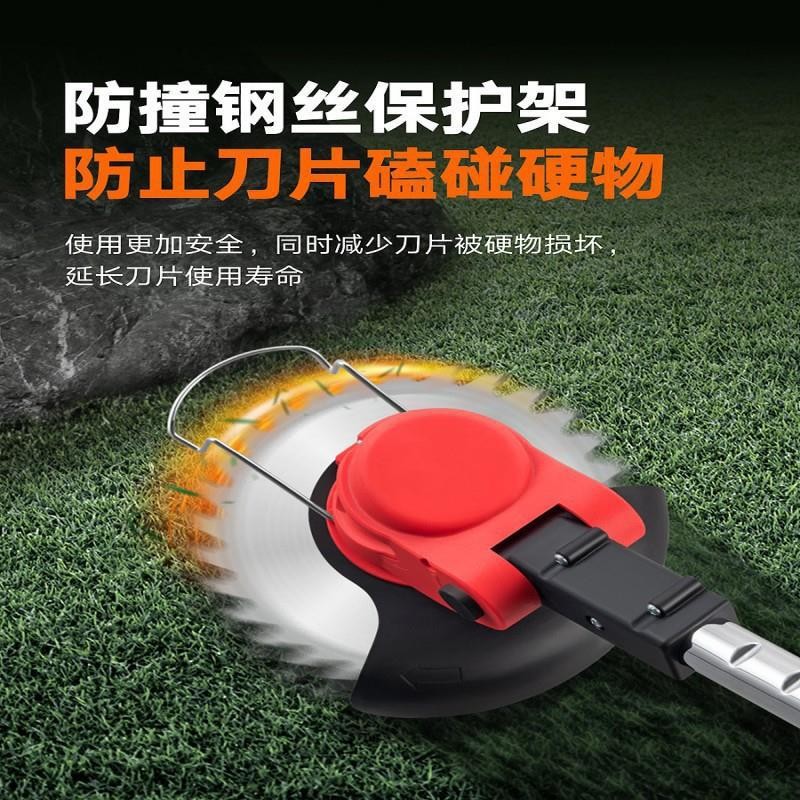 电动割草机园林工具家用小型充电式除草机草坪修剪机锂电打草机图2