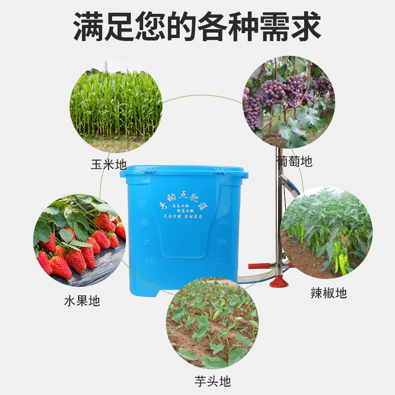 多功能背负新款果树施肥器小型手提点播器农用手动玉米施肥播种器图4