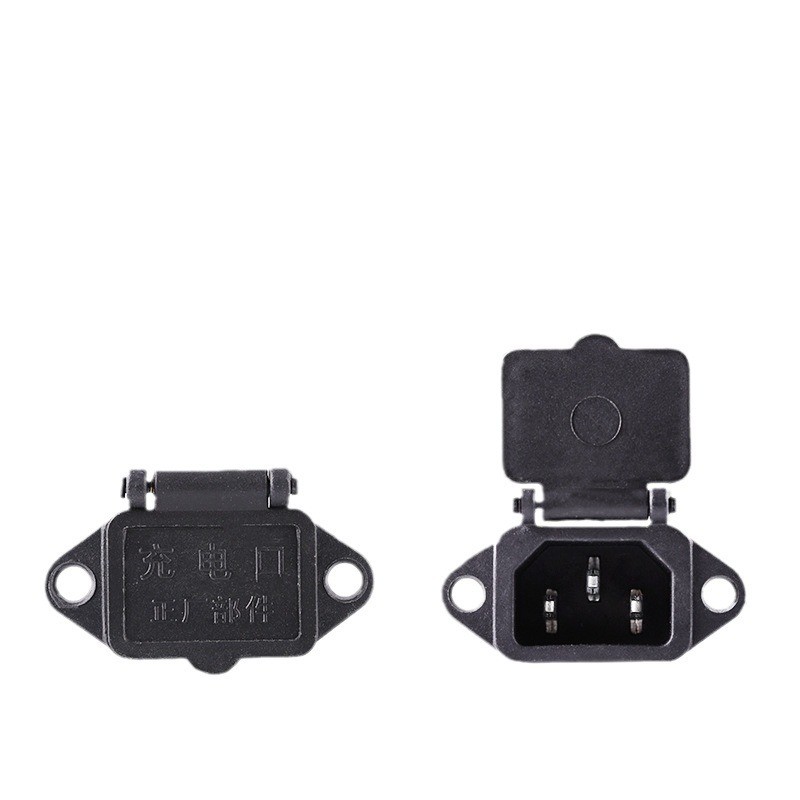 包运费 12伏电动喷雾器配件 喷雾器充电插座 喷雾器带线插座图5