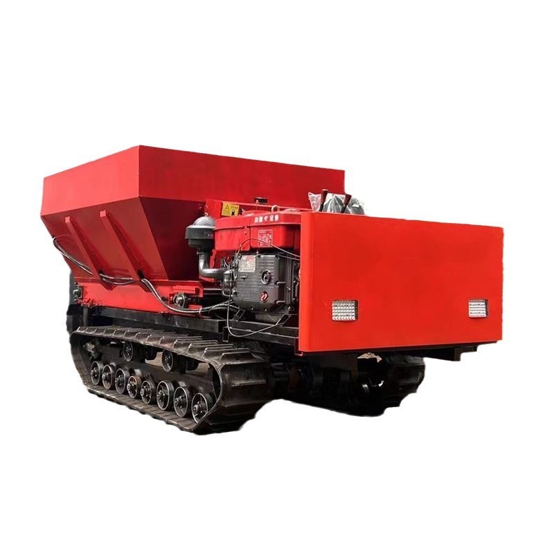 履带式撒粪车多功能撒肥一体机果园大棚大马力自走式施肥机器自动图5