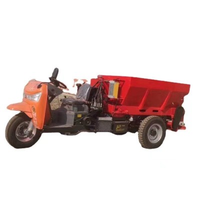 三轮撒粪车多功能施肥机全自动撒粪机果园大棚施肥车省时省力撒粪