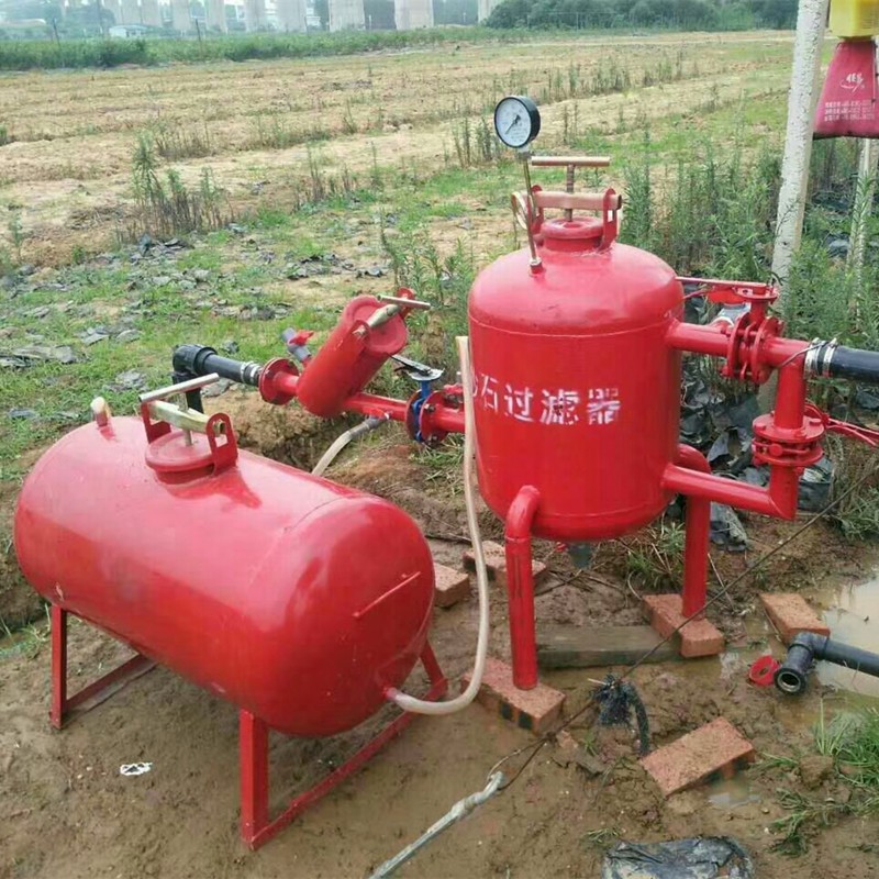 农用灌溉过滤器 钢制离心砂石网式过滤器2寸 3寸4寸整套施肥罐图3