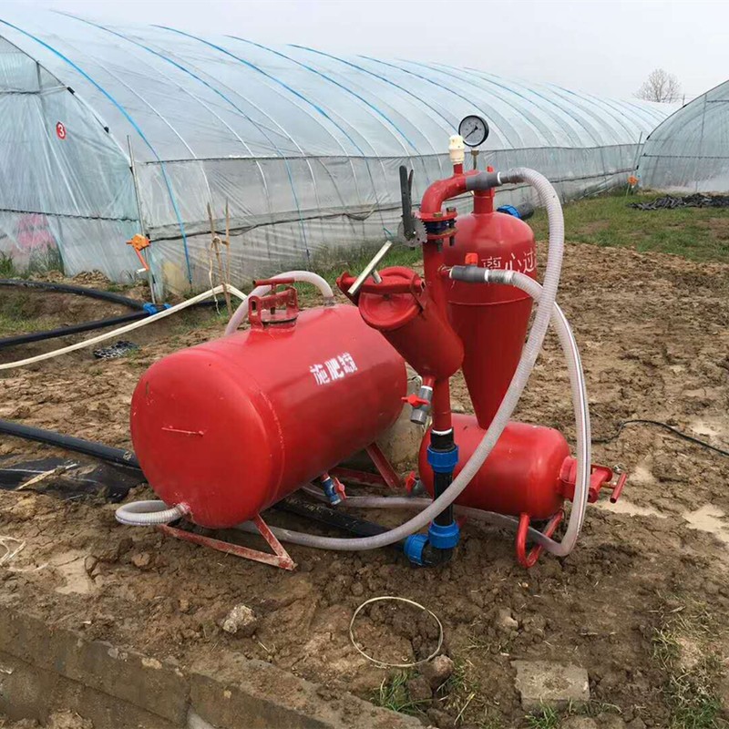 农用灌溉过滤器 钢制离心砂石网式过滤器2寸 3寸4寸整套施肥罐图4