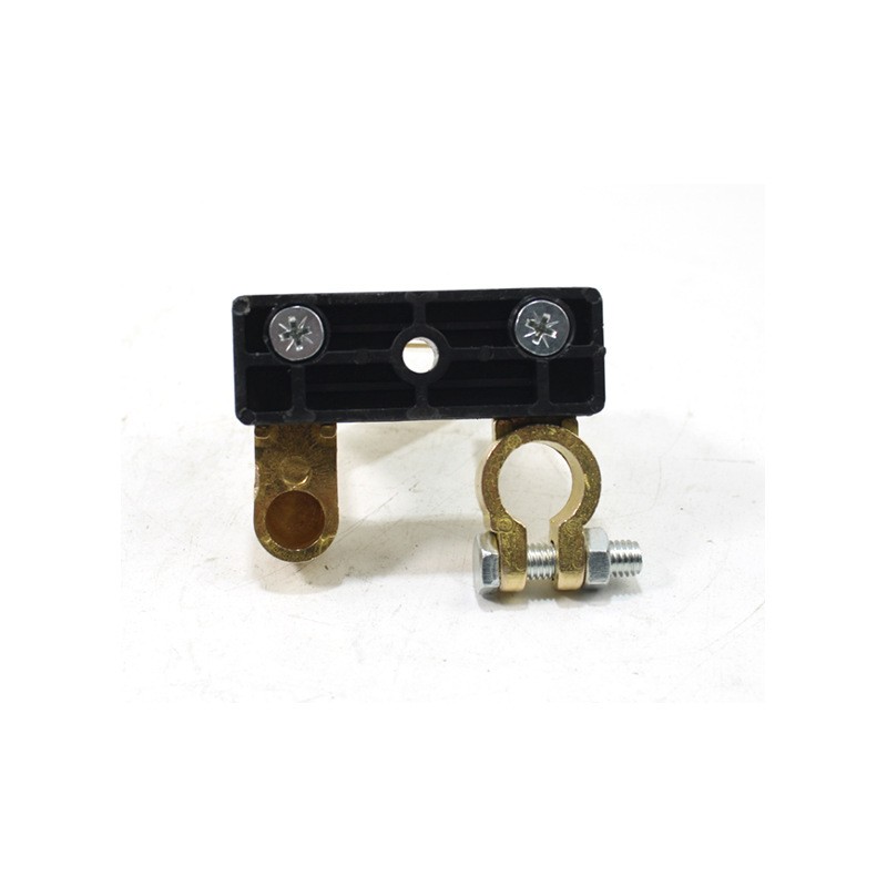 汽车电瓶开关黄铜刀闸防漏电保护断电手动负极闸刀纯铜蓄电池总闸图2