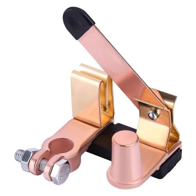 负极货车小车电源闸刀开关汽车电瓶断电开关改装开关黄铜电源断电图5