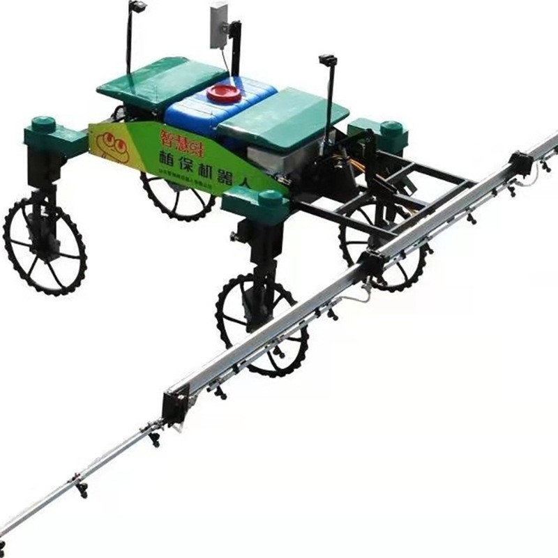 遥控打药机 大田型喷杆打药机 9米喷幅大棚植保机器人图4