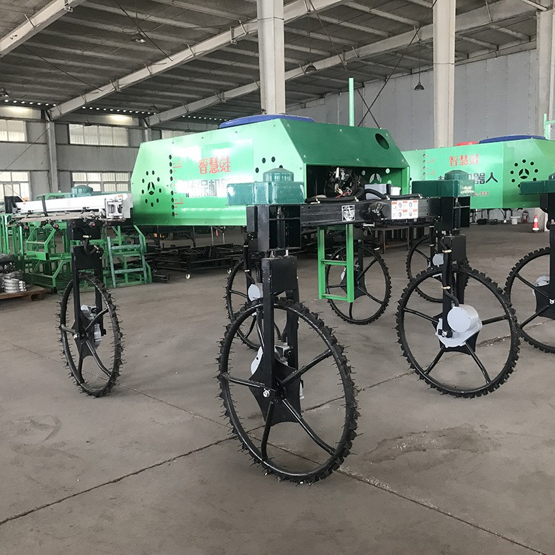 遥控打药机 大田大棚喷雾机教学型植保机器人喷杆式四轮打药机图2