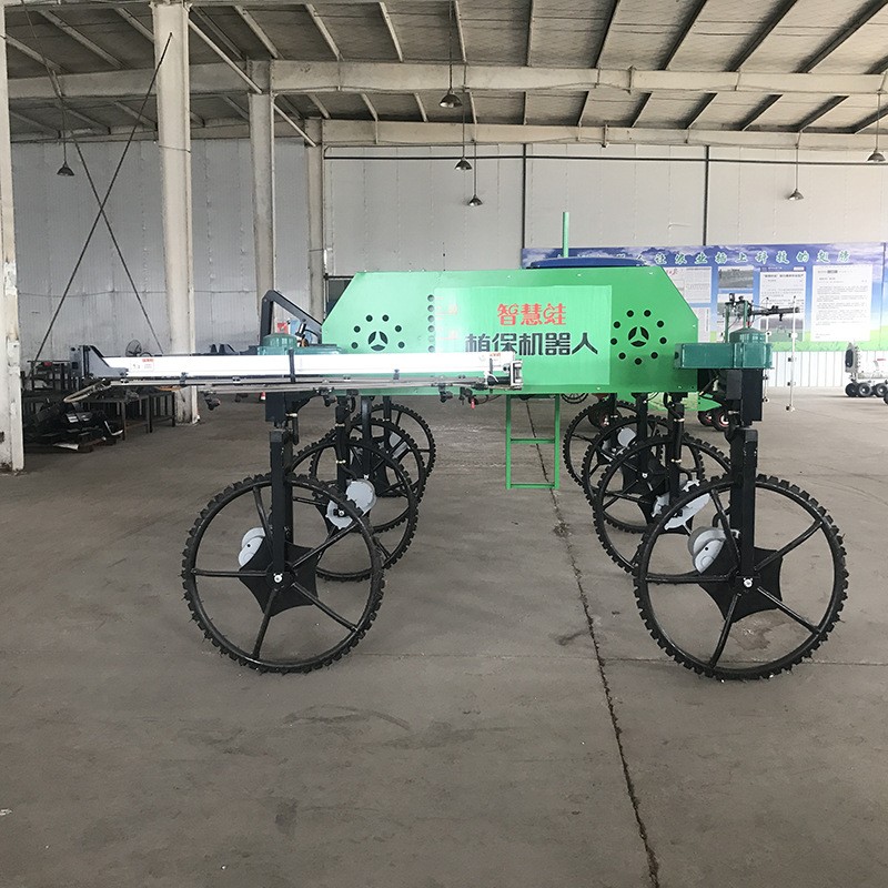 遥控打药机 大田大棚喷雾机教学型植保机器人喷杆式四轮打药机图3