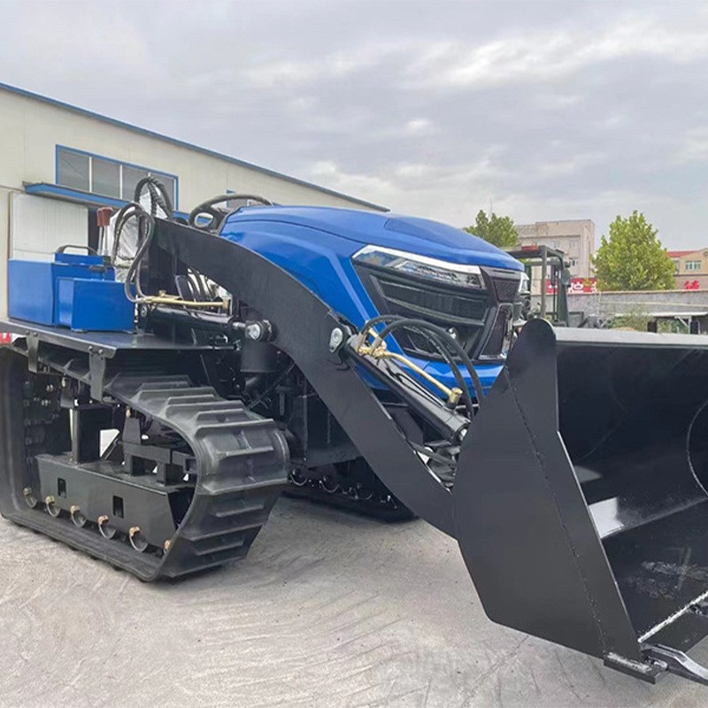 农用履带式拖拉机 水旱两用50马力旋耕除草回填开沟推土机图4