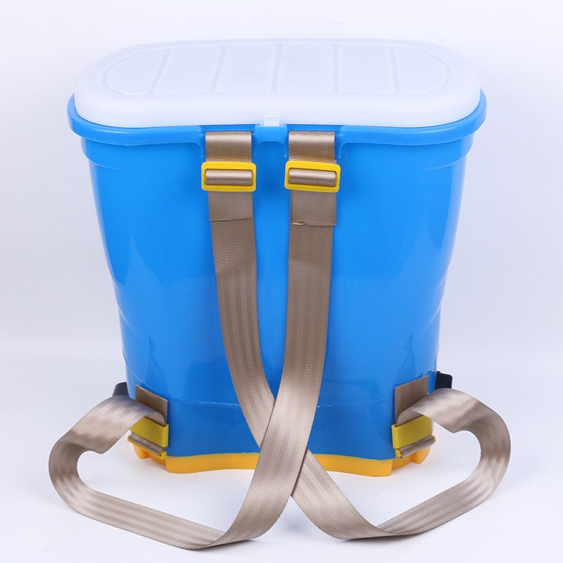 电动施肥器背负式鱼塘水田果树电动撒肥器加厚桶撒播机厂家批发图2