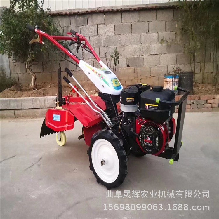 两驱/四驱田园微耕机 小地块硬地开荒旋耕机 果园茶园松土锄草机图4