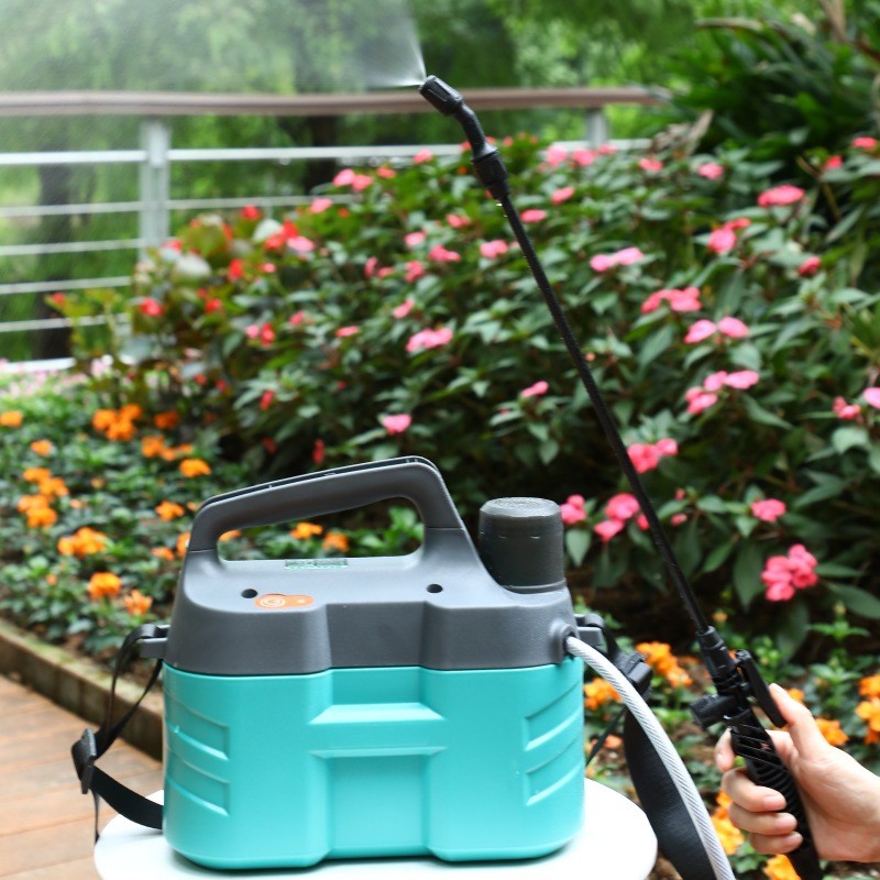 5L8L电动喷雾器打农药机农用便携式户外新款挂腰喷水消毒小型喷壶图2