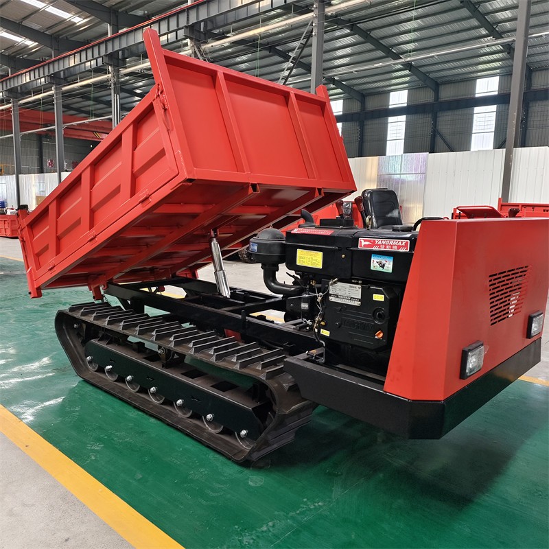 多功能履带运输车0.7吨6吨5吨搬运车柴油履带车工程运输果田搬运图2