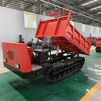 多功能履带运输车0.7吨6吨5吨搬运车柴油履带车工程运输果田搬运