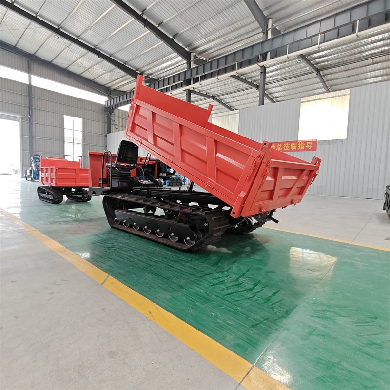 农用履带运输车小型手扶爬山虎全地形运输车厂自卸运输拉料搬运图4