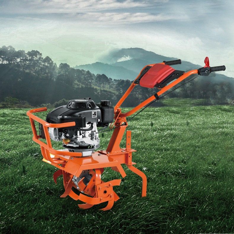 园林工具小型汽油微耕机松土机大马力双手推微耕机