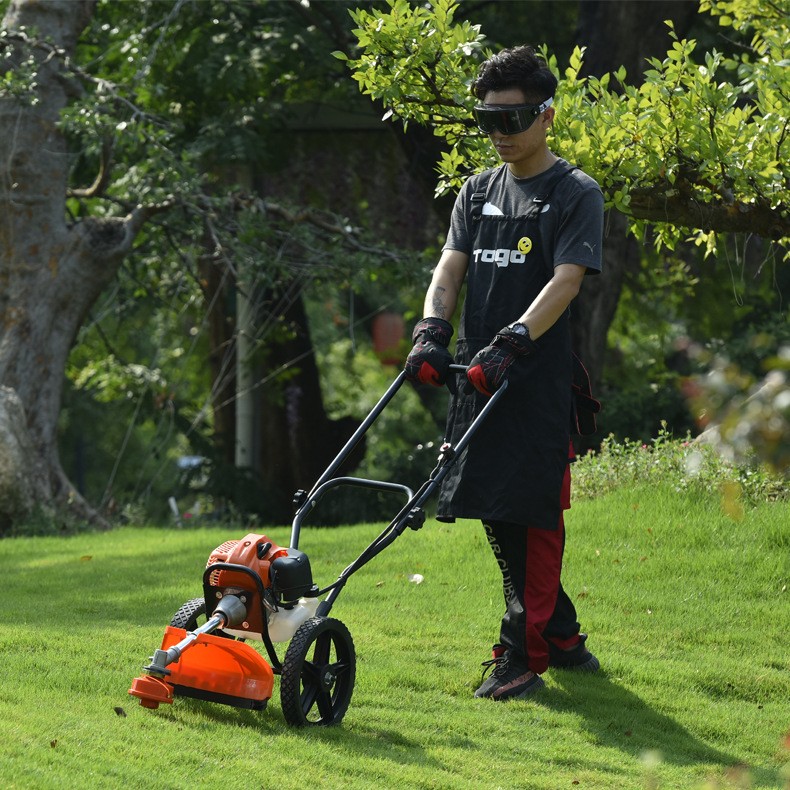 拓戈小型手推式割草机 四冲程汽油锄草割灌机除草打草机草坪机图4