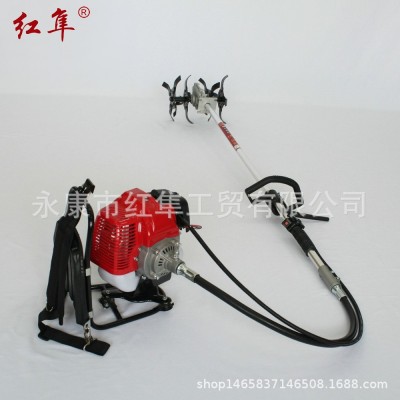 红隼1E44F-5大马力二冲程背负式锄草机HS520背负式松土机除草机