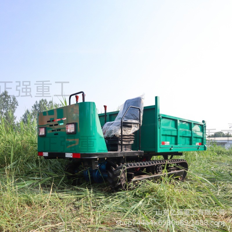 爬山虎履带运输车爬坡王建筑工程爬山虎农用山区山地果园自卸柴油图4