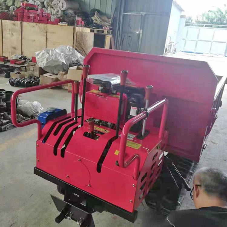 小型履带运输车设备农用工程自卸爬山车农用卸田间山地工程批发图4