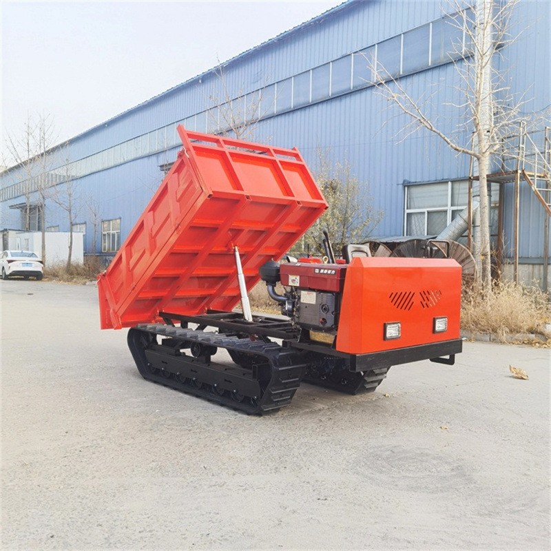 货到付款 抓地力强液压升降爬坡王山地履带车 手扶式爬坡履带车图2