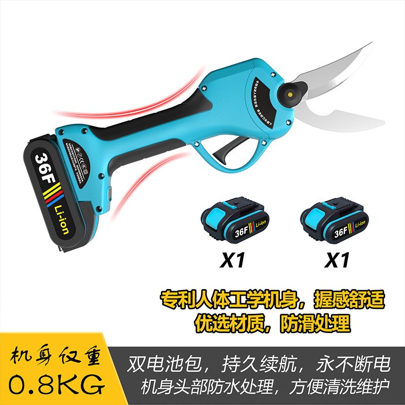 跨境厨房剪刀强力多功能剪菜剪切排骨鸡骨头通用省力电动剪刀批发图2