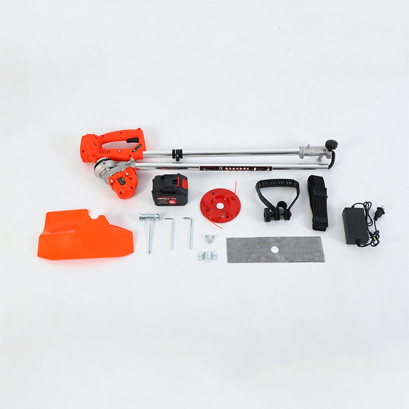 手持锂电打草机充电锄草神器电动割草机多功能小型锂电除草机图5