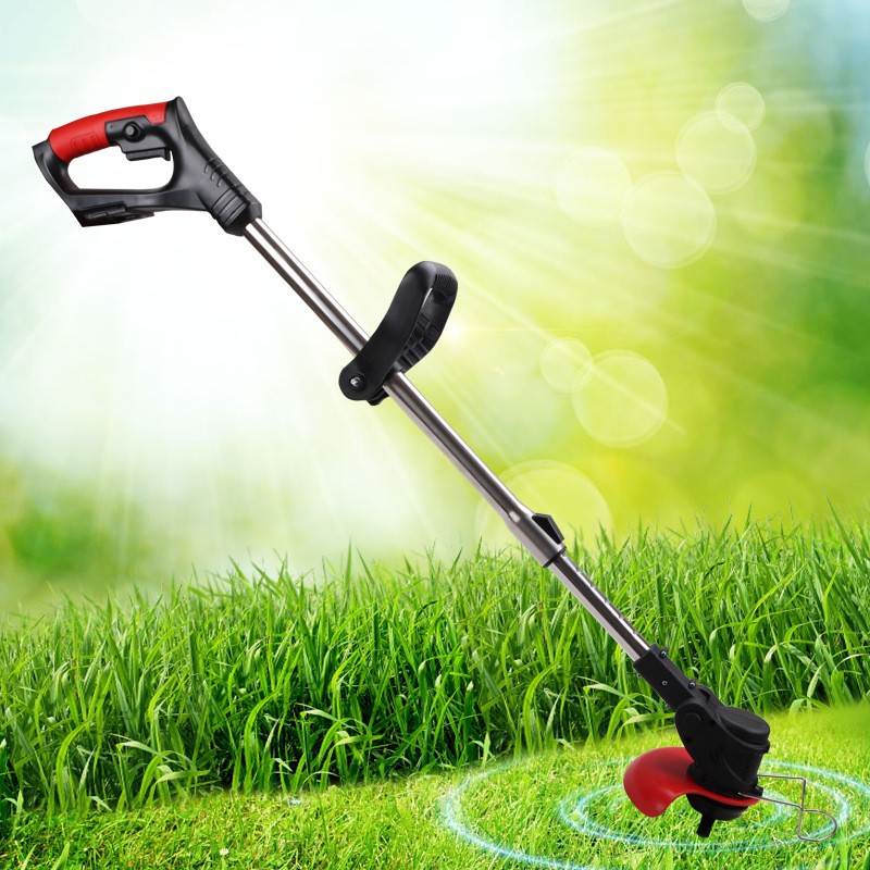 12v 24v 迷你小型便携式手持家用锂电割草机，充电修枝机