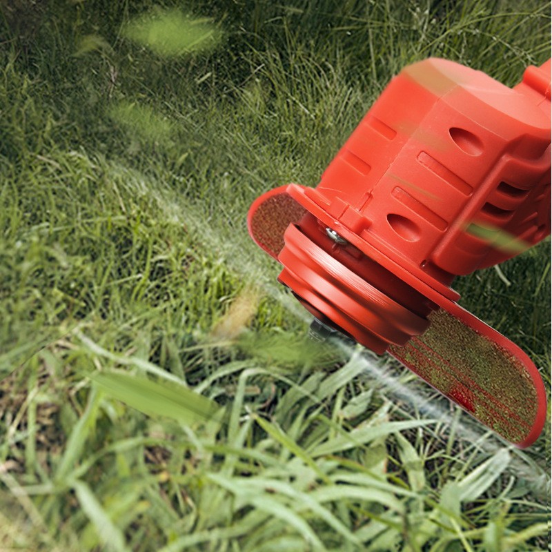 电动割草机家用小型锂电除草机草坪修剪机多功能打草机锄除草神器图3