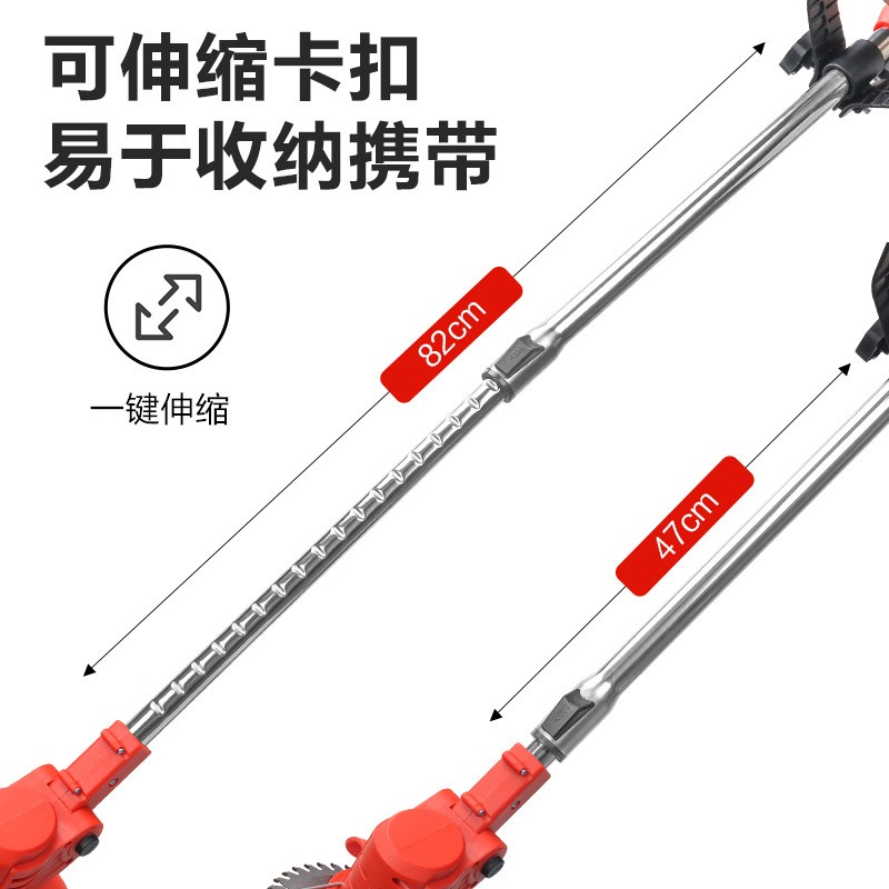 电动割草机家用小型锂电除草机草坪修剪机多功能打草机锄除草神器图2