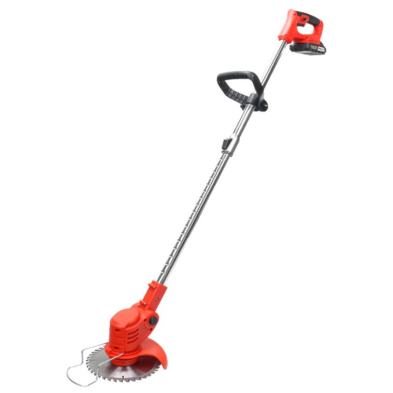 电动割草机家用小型锂电除草机草坪修剪机多功能打草机锄除草神器图5