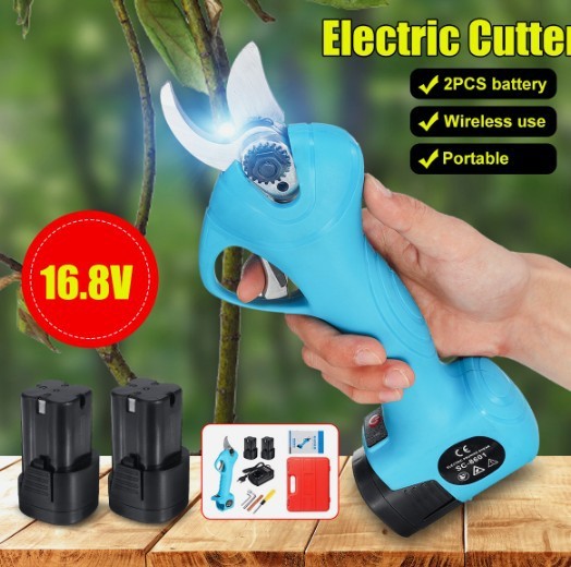 舒畅2.5公分家用电动修枝剪刀果树剪园艺剪树枝剪园艺剪刀无线电图4